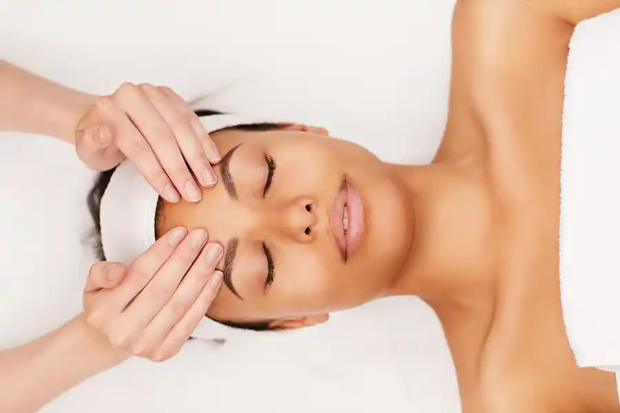 Lymphatic Face Massage